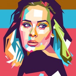 Adele Laurie Blue Adkins wpap art