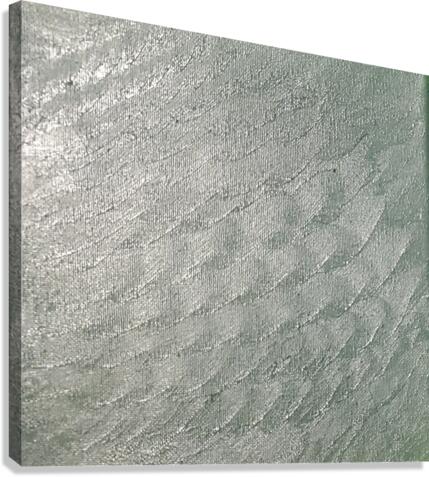Currently Green Canvas Print