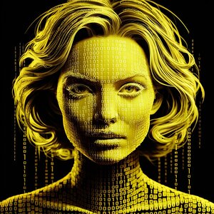 Woman intricately crafted 