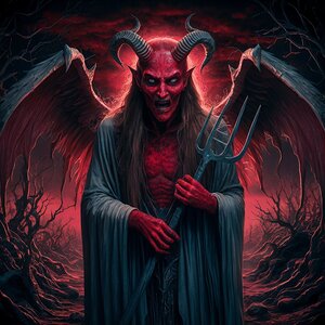 Satan as a terrifying