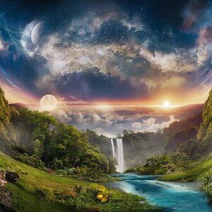 The grandeur of the universe and the majesty of nature 