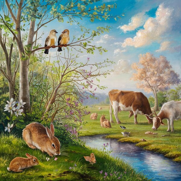 Springtime nature  Print