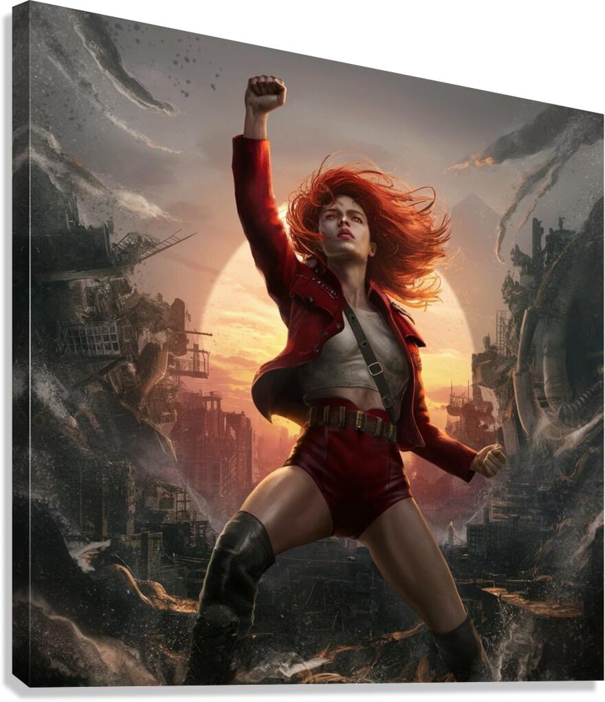 Symbolizing revolution Canvas Print