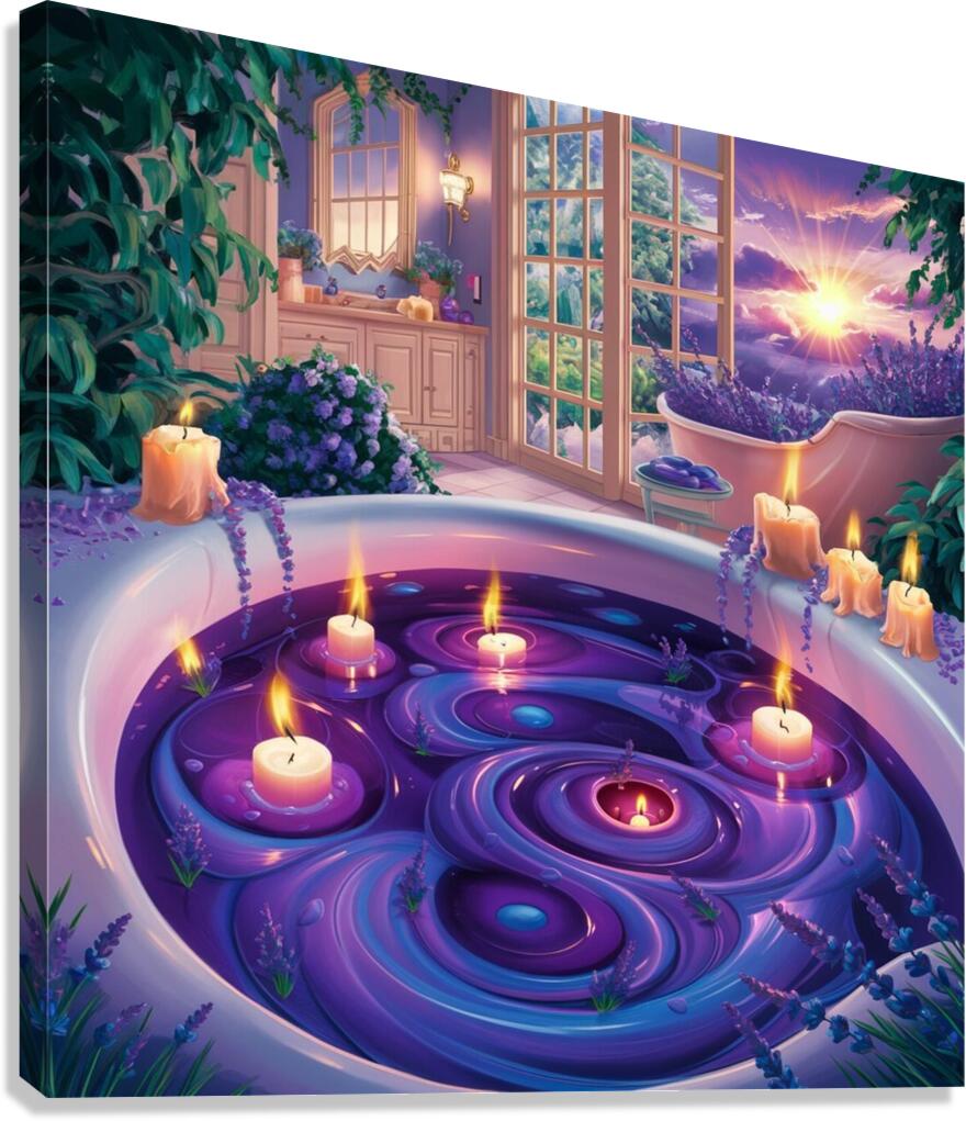 Luxurious lavender  Canvas Print