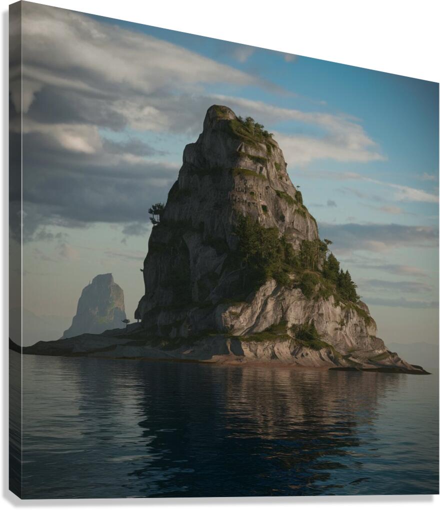Beautiful island  Canvas Print