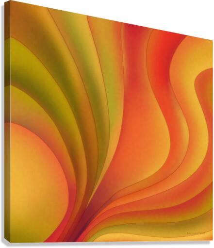 Hyperbolic Mango  3 Canvas Print