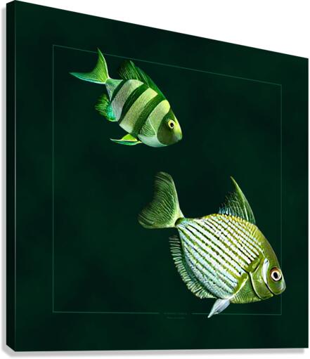 Emerald Tides 8 Canvas Print