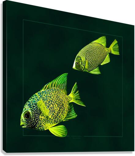 Emerald Tides 3 Canvas Print