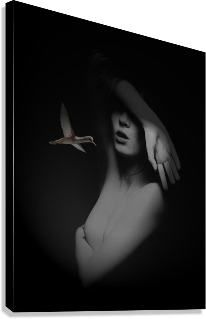  flying.bird. 80 Canvas Print