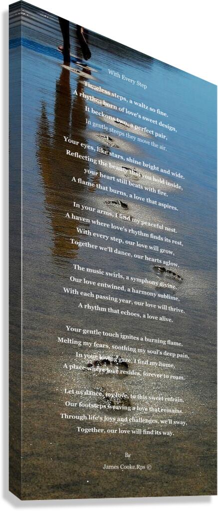 With Every Step 2 Canvas Print