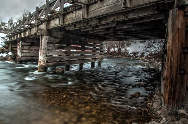 Frozen Bridge Print