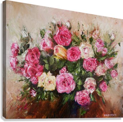Pink rose  Canvas Print