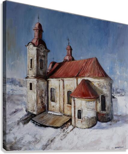 White chapel  Canvas Print