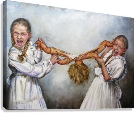 Sisters  Canvas Print