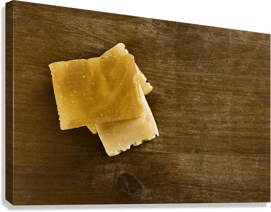 Bars of yellow soap Canvas Print