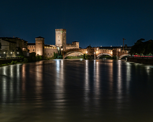 Verona Italy   Ponte Scaligero
