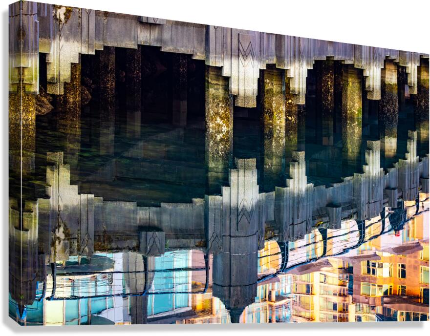 Marina Life Reflected Canvas Print