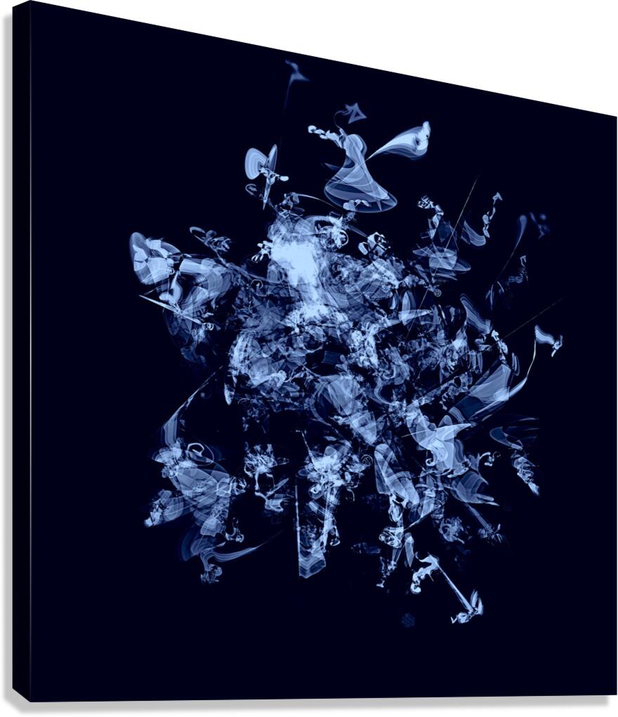 Buyin Air Blue Dark Canvas Print