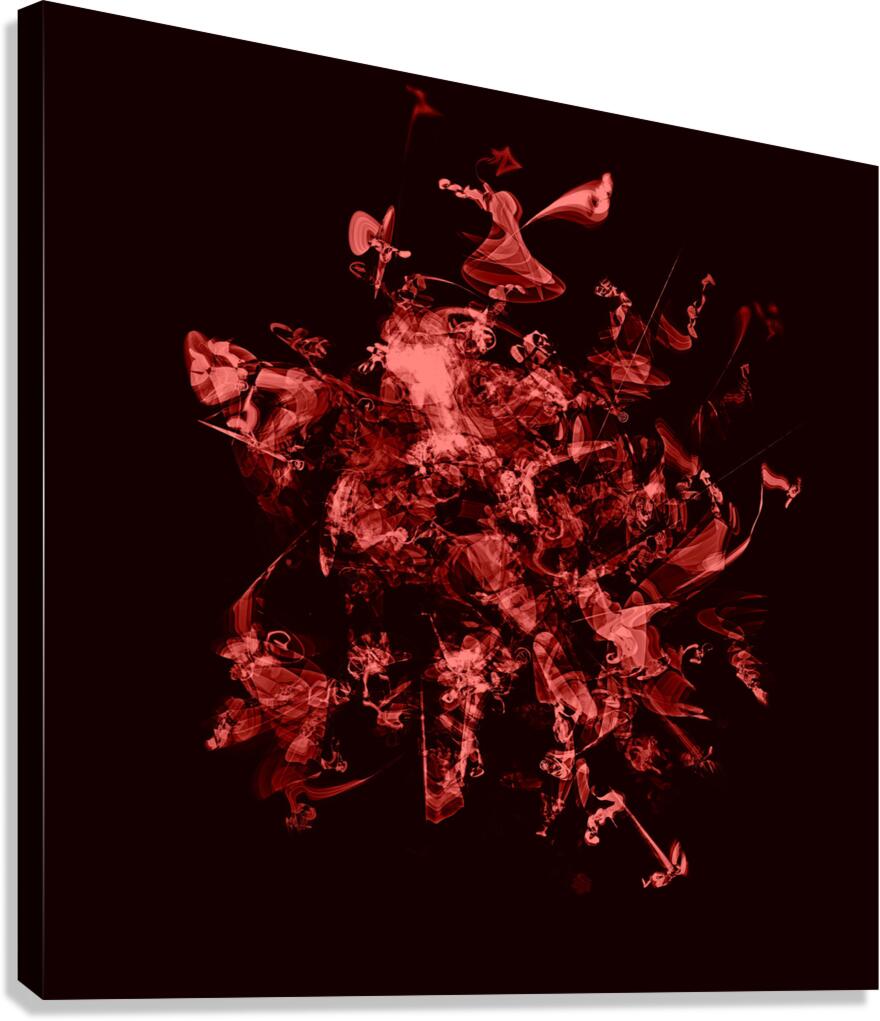 Buyin Air Red Dark Canvas Print