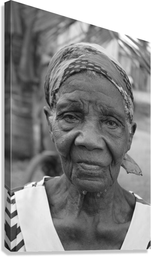 aged BW Canvas Print