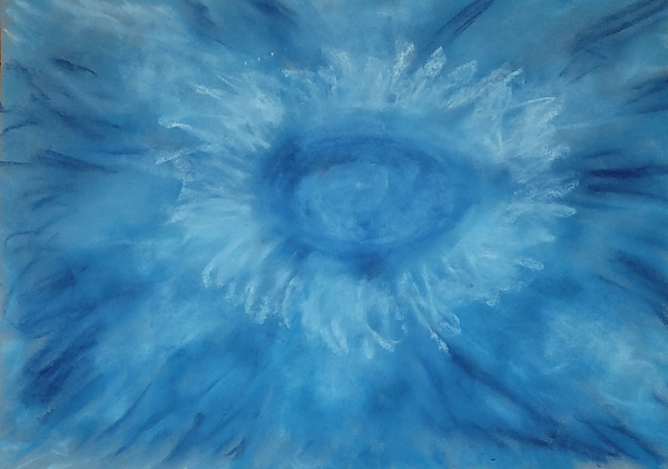 blue eye pastel photo c2 Print