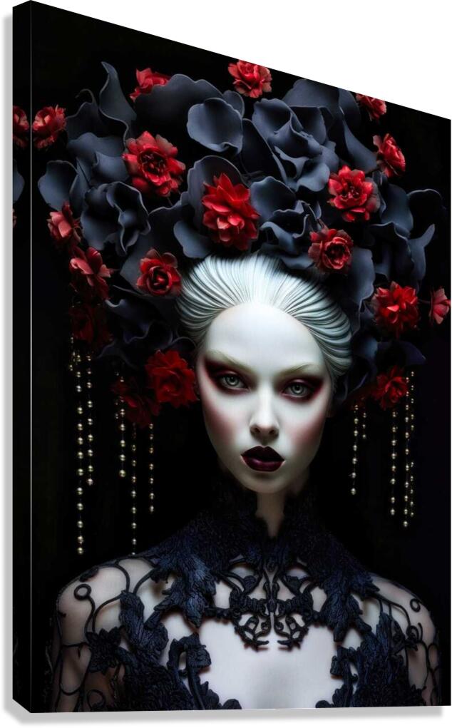 Gothic Muse Canvas Print