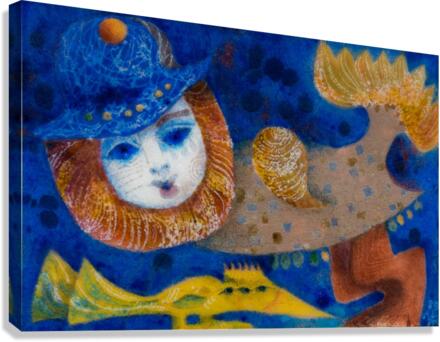 Whimsy Cat Canvas Print