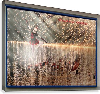Girl dancing Canvas Print