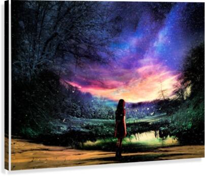 First Snowfall Canvas Print