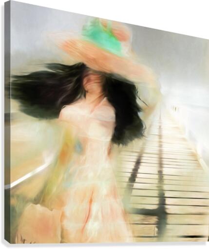 The wind B Canvas Print