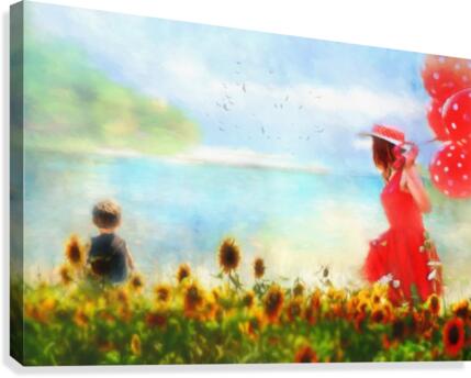 The lake Canvas Print