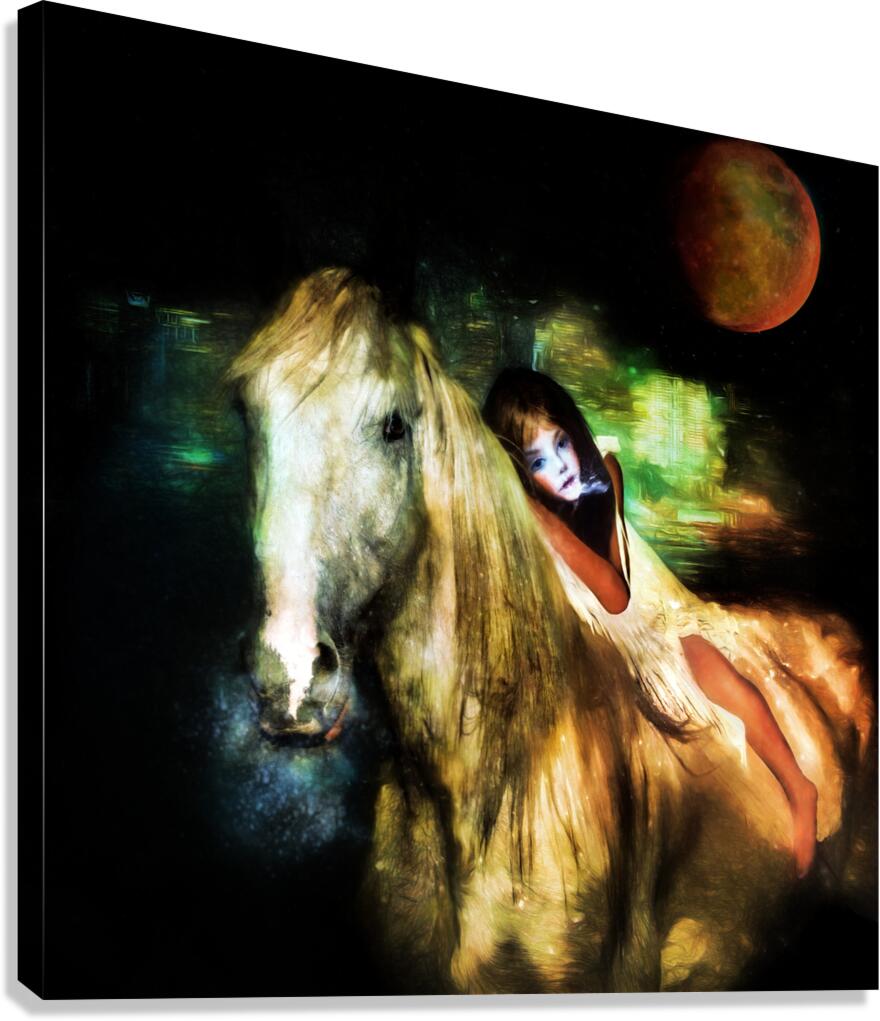 Exhausted copy Canvas Print