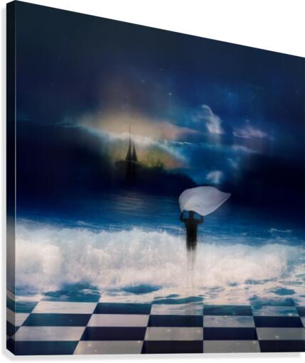 Night storms  Canvas Print