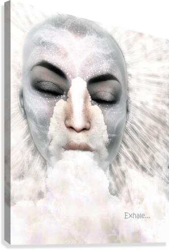 Exhale Canvas Print