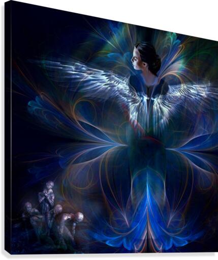 Lookingoverhershoulder Canvas Print