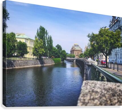 Vtlava River Canvas Print
