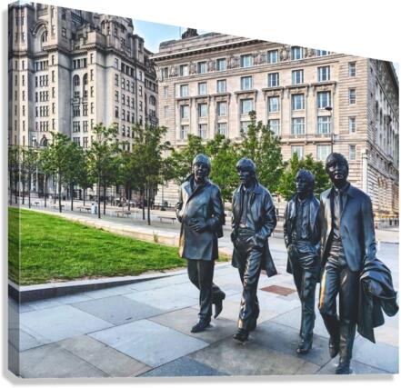 Beatles statue  Canvas Print