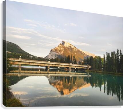 Mount Rundle  Canvas Print