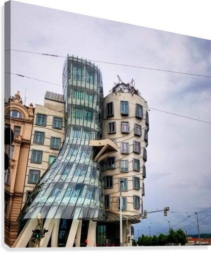 The Dancing House Canvas Print