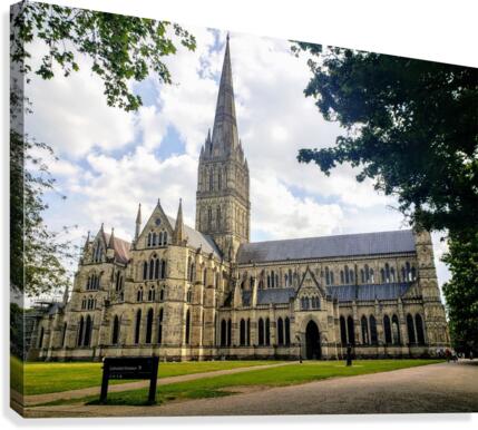 Salisbury Cathedral  Canvas Print