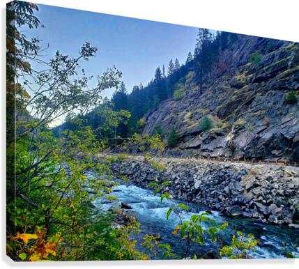 Wenatchee River  Canvas Print