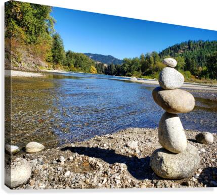 Balancing rocks  Canvas Print
