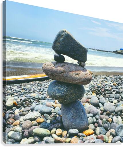 Balancing rocks lima Canvas Print