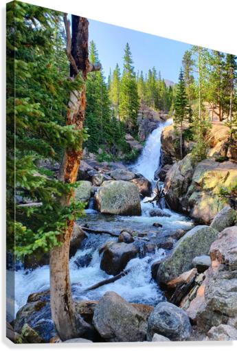 Alberta Falls Canvas Print