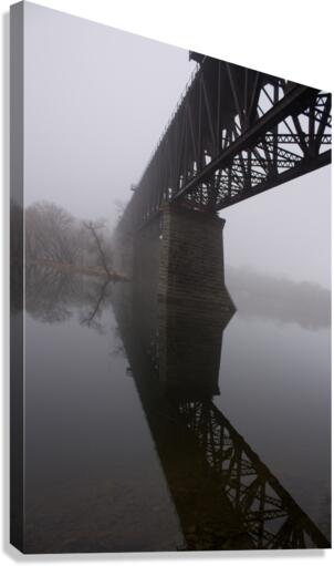 Train Bridge  Canvas Print