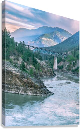 Lillooet BC Canvas Print