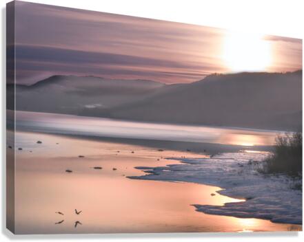 Moberly Sunset Canvas Print