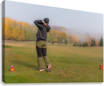 On the Tee Canvas Print