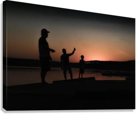 Silhouettes Canvas Print