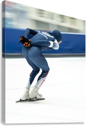 Speedskater Canvas Print